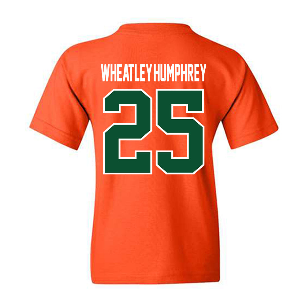 Miami - NCAA Football : Chris Wheatley-Humphrey - Classic Shersey Youth T-Shirt-1
