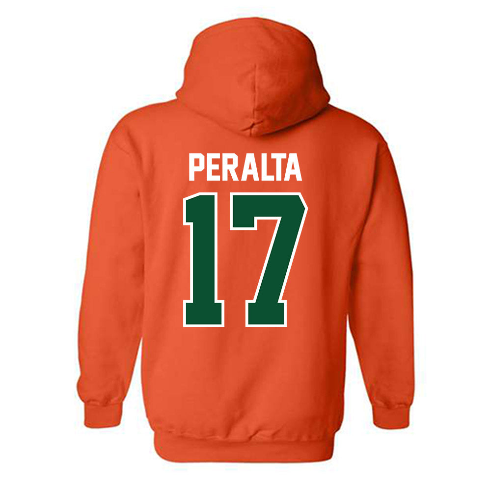 Miami - NCAA Baseball : Fabio Peralta - Classic Shersey Hooded Sweatshirt-1