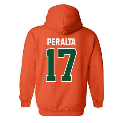 Miami - NCAA Baseball : Fabio Peralta - Classic Shersey Hooded Sweatshirt-1
