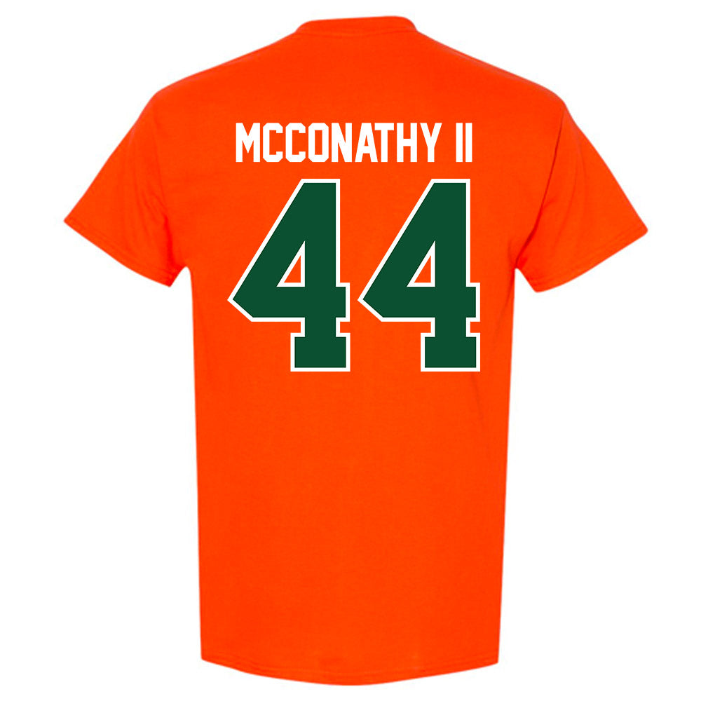 Miami - NCAA Football : Cole McConathy II - Classic Shersey T-Shirt-1