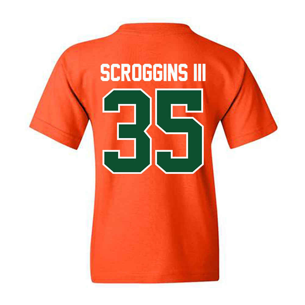 Miami - NCAA Football : Herbert Scroggins III - Classic Shersey Youth T-Shirt-1