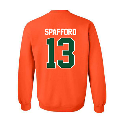 Miami - NCAA Football : Vance Spafford - Classic Shersey Crewneck Sweatshirt-1