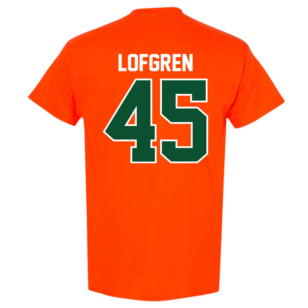 Miami - NCAA Baseball : Brixton Lofgren - Classic Shersey T-Shirt-1