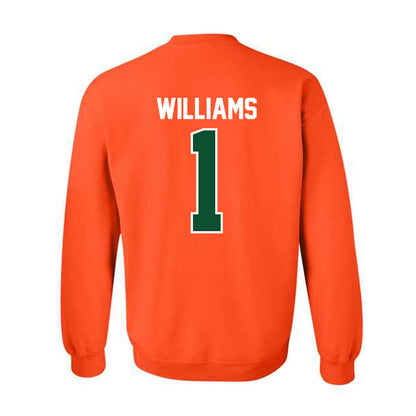 Miami - NCAA Women's Basketball : Cameron Williams - Classic Shersey Crewneck Sweatshirt-1