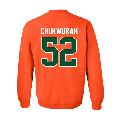 Miami - NCAA Football : Isaac Chukwurah - Classic Shersey Crewneck Sweatshirt-1