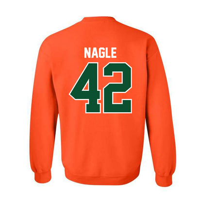 Miami - NCAA Football : Logan Nagle - Classic Shersey Crewneck Sweatshirt-1