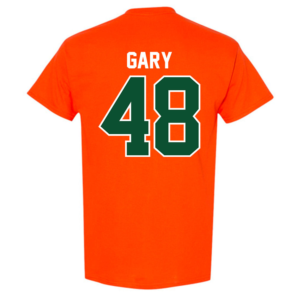 Miami - NCAA Baseball : Bennett Gary - Classic Shersey T-Shirt-1
