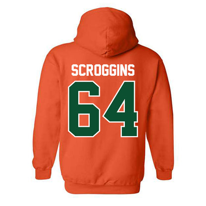 Miami - NCAA Football : Ralph Scroggins - Classic Shersey Hooded Sweatshirt-1