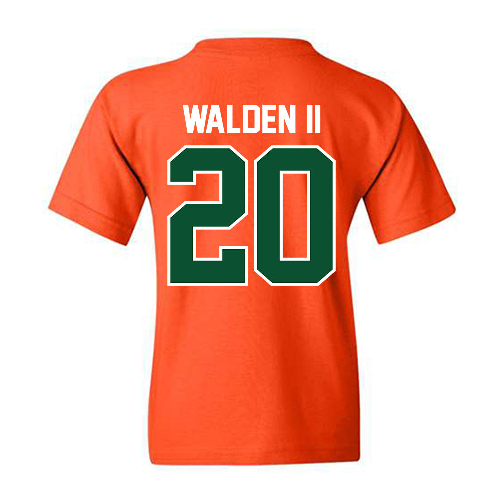 Miami - NCAA Football : Terrell Walden II - Classic Shersey Youth T-Shirt-1