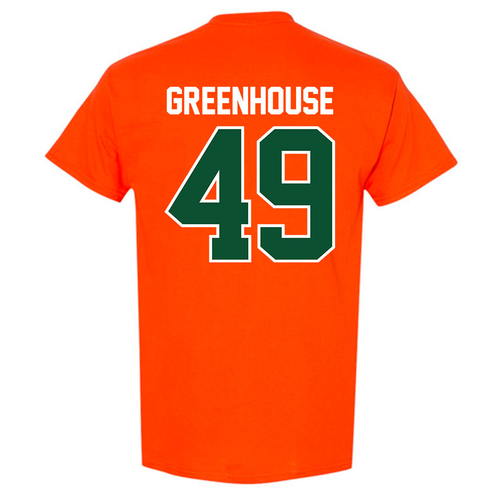 Miami - NCAA Baseball : Mason Greenhouse - Classic Shersey T-Shirt-1
