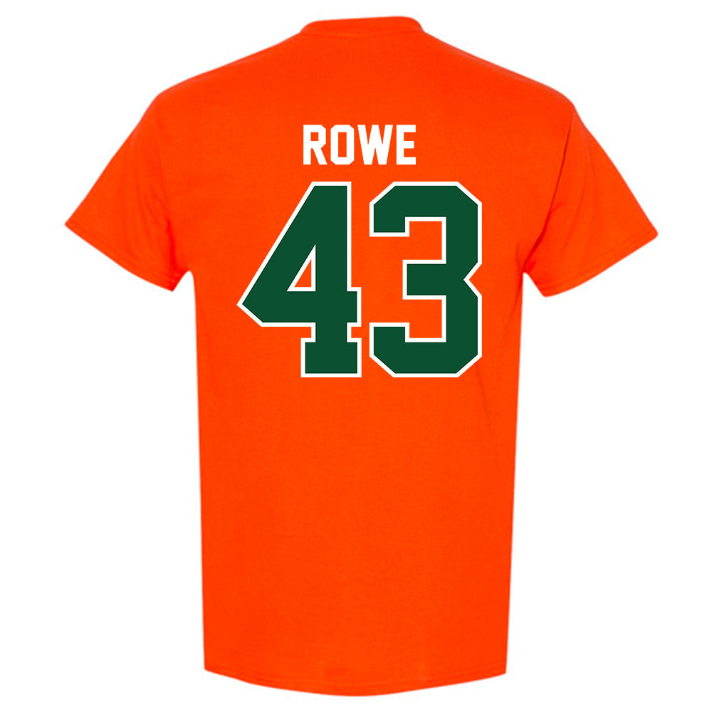 Miami - NCAA Football : Tyler Rowe - Classic Shersey T-Shirt-1
