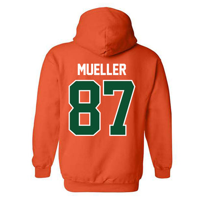 Miami - NCAA Football : Gavin Mueller - Classic Shersey Hooded Sweatshirt-1
