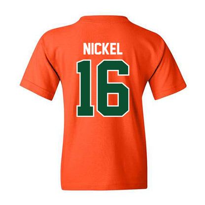 Miami - NCAA Football : Luke Nickel - Classic Shersey Youth T-Shirt-1