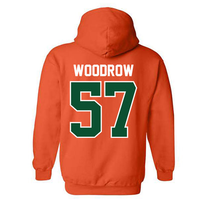 Miami - NCAA Football : Rhys Woodrow - Classic Shersey Hooded Sweatshirt-1