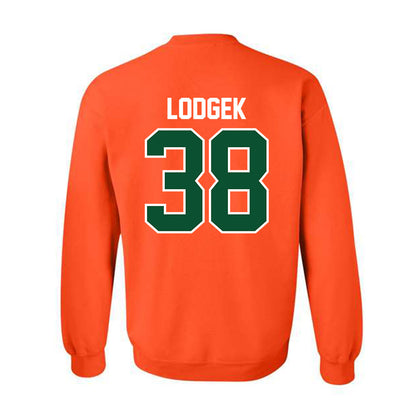 Miami - NCAA Baseball : Jake Lodgek - Classic Shersey Crewneck Sweatshirt-1