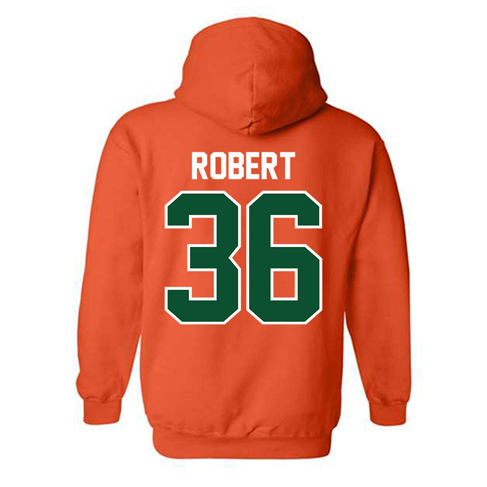 Miami - NCAA Baseball : Nick Robert - Classic Shersey Hooded Sweatshirt-1