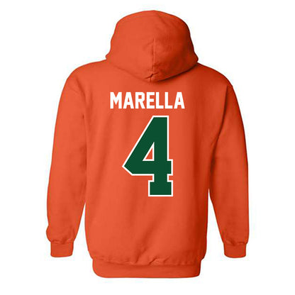 Miami - NCAA Women's Soccer : samantha marella - Classic Shersey Hooded Sweatshirt-1