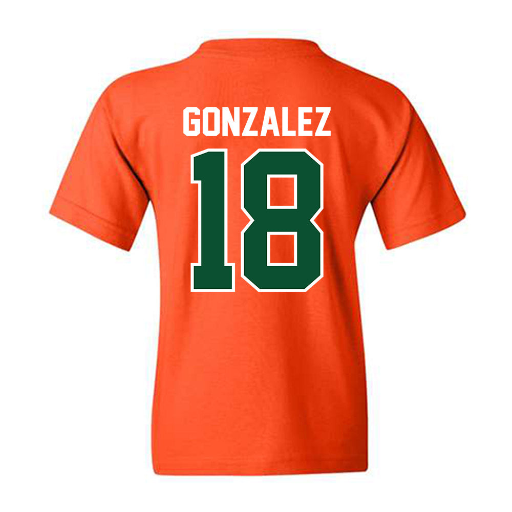 Miami - NCAA Football : Vinny Gonzalez - Classic Shersey Youth T-Shirt-1