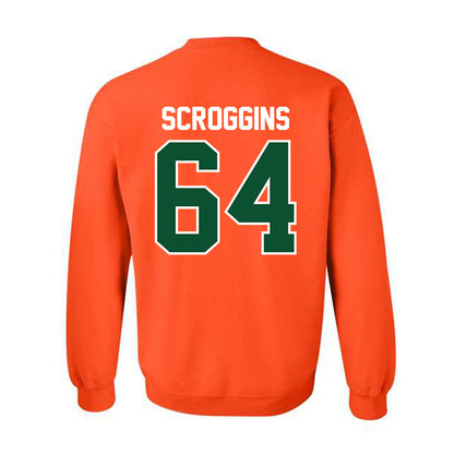 Miami - NCAA Football : Ralph Scroggins - Classic Shersey Crewneck Sweatshirt-1