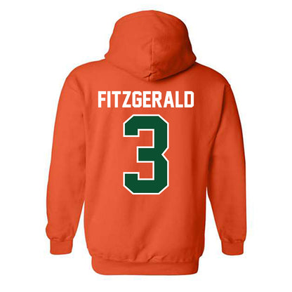 Miami - NCAA Football : Bryce Fitzgerald - Classic Shersey Hooded Sweatshirt-1