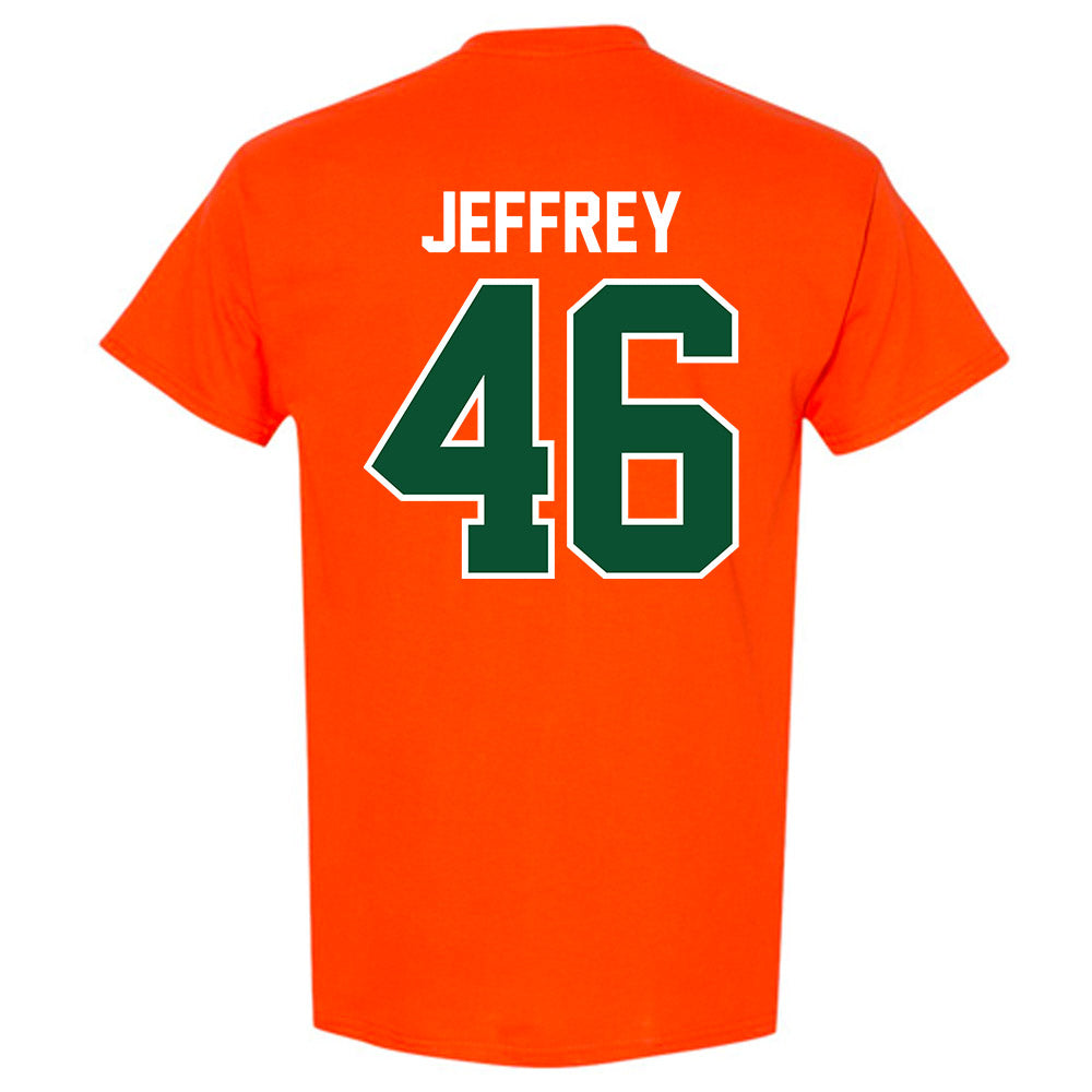 Miami - NCAA Baseball : Donavan Jeffrey - Classic Shersey T-Shirt-1