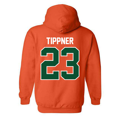 Miami - NCAA Women's Basketball : Meredith Tippner - Classic Shersey Hooded Sweatshirt-1