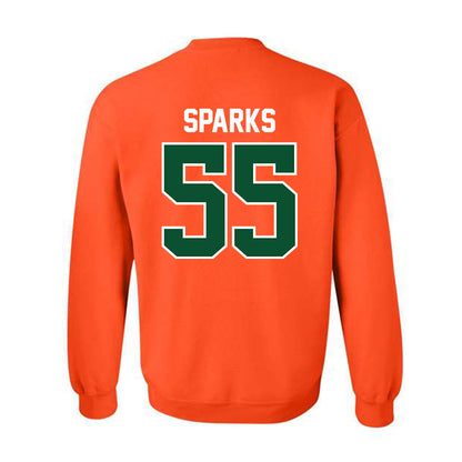 Miami - NCAA Football : JJ Sparks - Classic Shersey Crewneck Sweatshirt-1