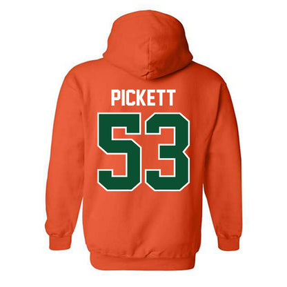 Miami - NCAA Football : Canon Pickett - Classic Shersey Hooded Sweatshirt-1