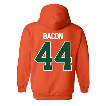 Miami - NCAA Football : Tyson Bacon - Classic Shersey Hooded Sweatshirt-1
