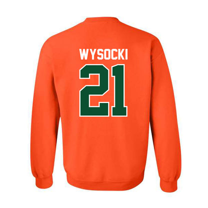 Miami - NCAA Women's Soccer : Carlie Wysocki - Classic Shersey Crewneck Sweatshirt-1