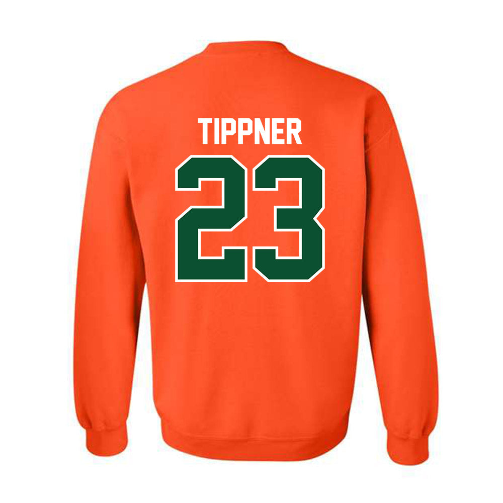 Miami - NCAA Women's Basketball : Meredith Tippner - Classic Shersey Crewneck Sweatshirt-1
