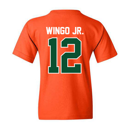 Miami - NCAA Football : Somourian Wingo Jr. - Classic Shersey Youth T-Shirt-1