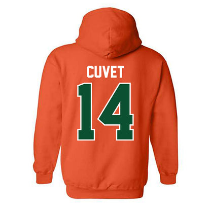 Miami - NCAA Baseball : Daniel Cuvet - Classic Shersey Hooded Sweatshirt-1