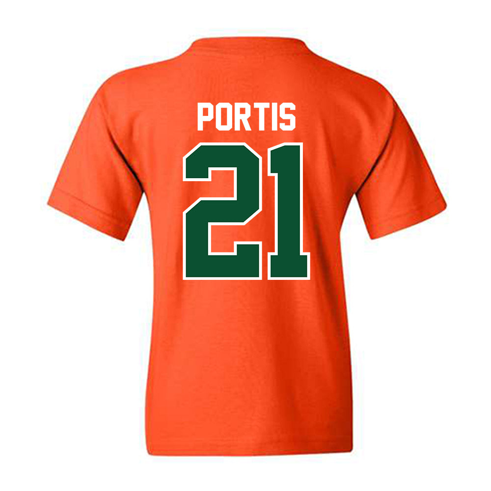 Miami - NCAA Football : Camdin Portis - Classic Shersey Youth T-Shirt-1