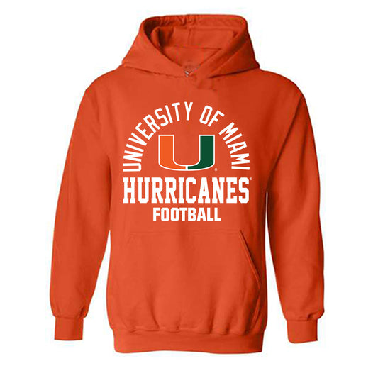 Miami - NCAA Football : Ezekiel Marcelin Jr. - Classic Shersey Hooded Sweatshirt-0