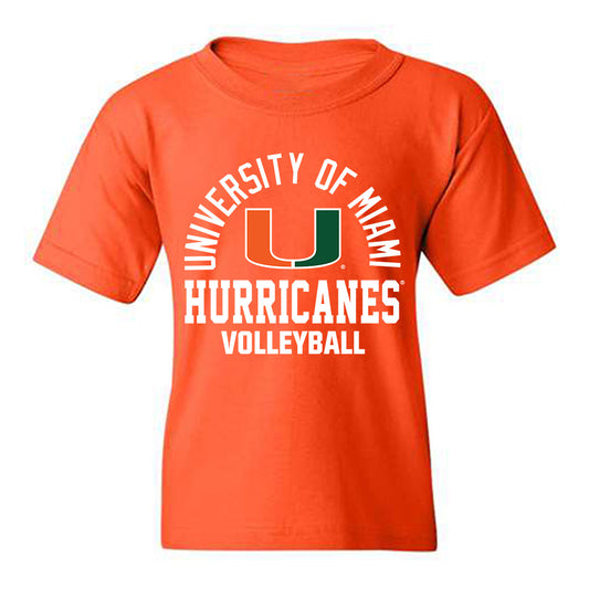 Miami - NCAA Women's Volleyball : Denitsa Angelova - Classic Shersey Youth T-Shirt-0