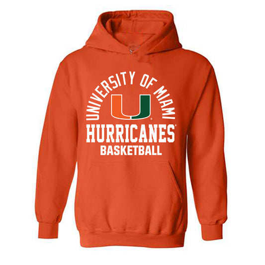 Miami - NCAA Men's Basketball : Tru Washington - Classic Shersey Hooded Sweatshirt-0