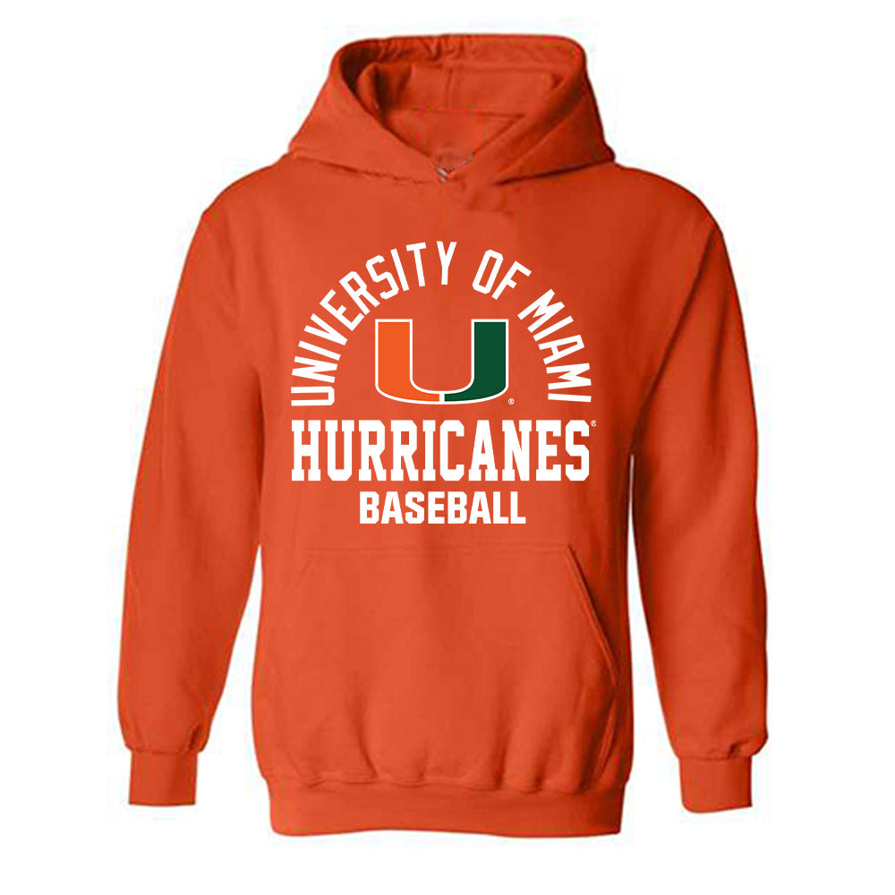 Miami - NCAA Baseball : Dylan Dubovik - Classic Shersey Hooded Sweatshirt-0