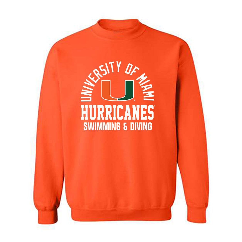 Miami - NCAA Women's Swimming & Diving : Leah Treglia - Classic Shersey Crewneck Sweatshirt-0