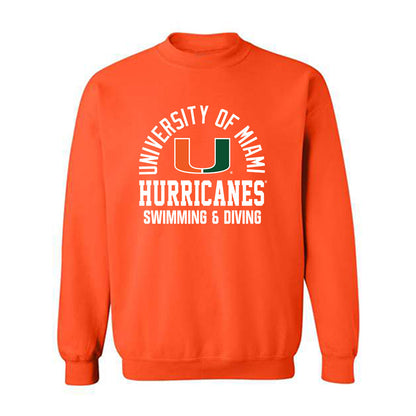 Miami - NCAA Women's Swimming & Diving : Leah Treglia - Classic Shersey Crewneck Sweatshirt-0