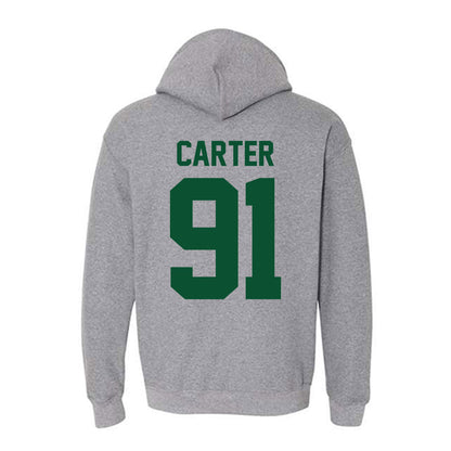 Miami - NCAA Football : Jarquez Carter - Classic Shersey Hooded Sweatshirt-1