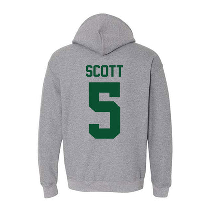 Miami - NCAA Football : Justin Scott - Classic Shersey Hooded Sweatshirt-1