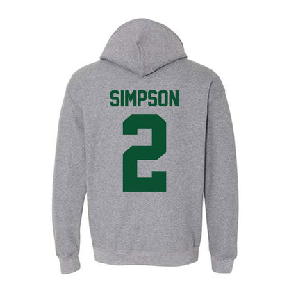Miami - NCAA Women's Soccer : Emilie Simpson - Classic Shersey Hooded Sweatshirt-1