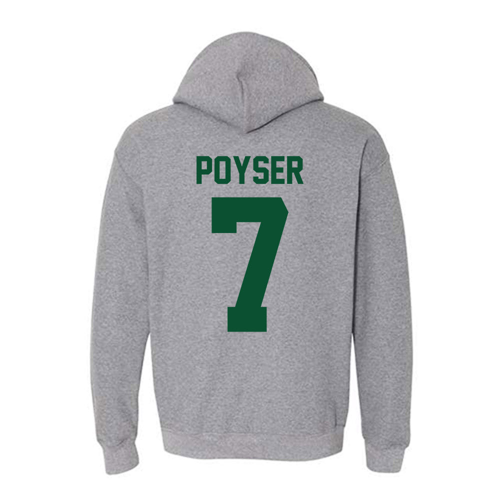 Miami - NCAA Football : Zechariah Poyser - Classic Shersey Hooded Sweatshirt-1