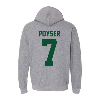 Miami - NCAA Football : Zechariah Poyser - Classic Shersey Hooded Sweatshirt-1