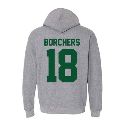 Miami - NCAA Football : Joe Borchers - Classic Shersey Hooded Sweatshirt-1