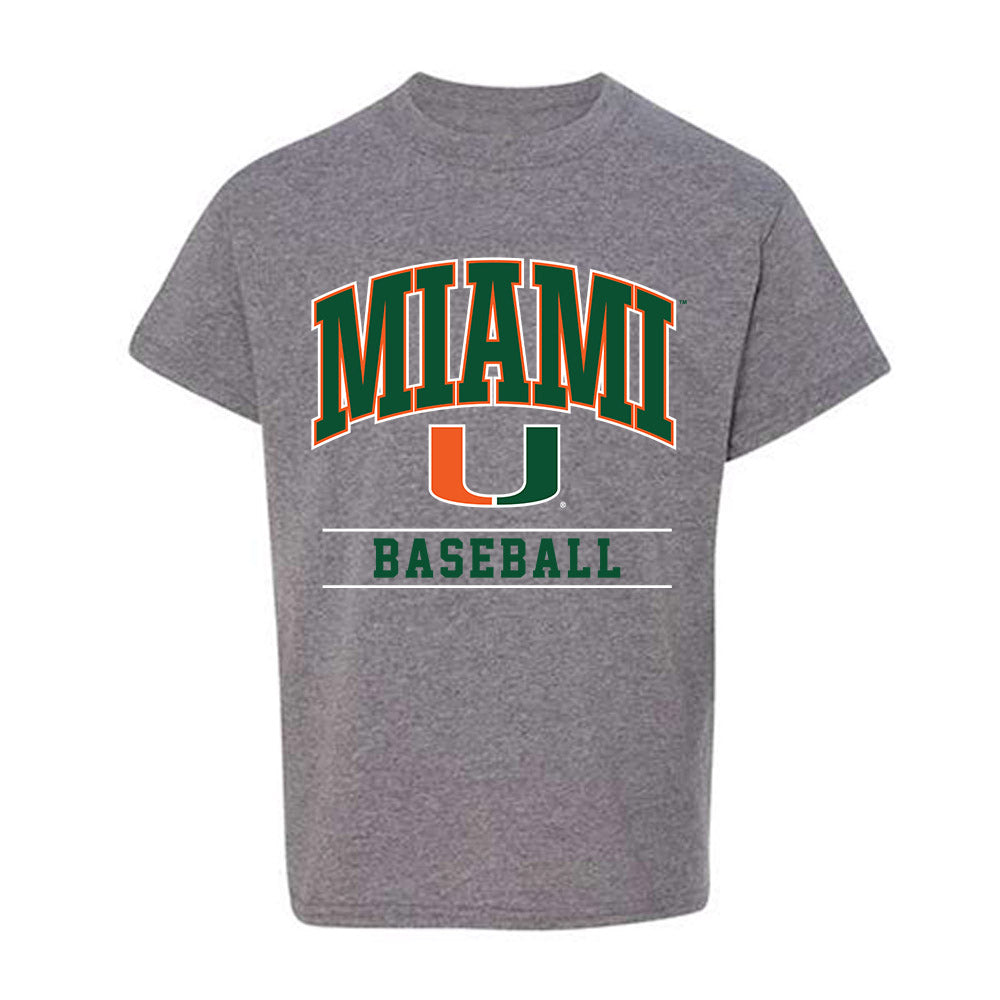 Miami - NCAA Baseball : Nick Robert - Classic Shersey Youth T-Shirt-0