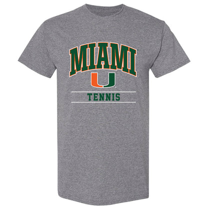 Miami - NCAA Men's Tennis : Mehdi Sadaoui - Classic Shersey T-Shirt-0
