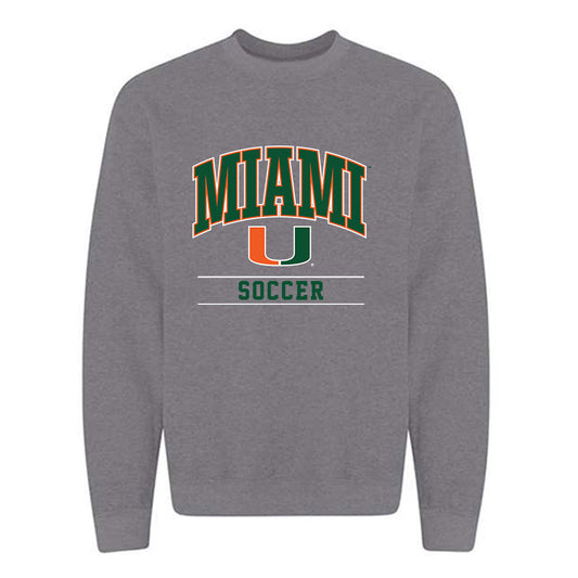 Miami - NCAA Women's Soccer : Zoie Fontenot - Classic Shersey Crewneck Sweatshirt-0