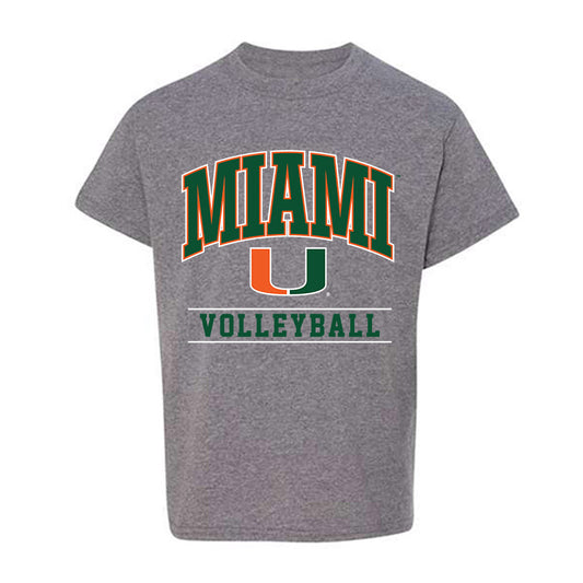 Miami - NCAA Women's Volleyball : Denitsa Angelova - Classic Shersey Youth T-Shirt-0